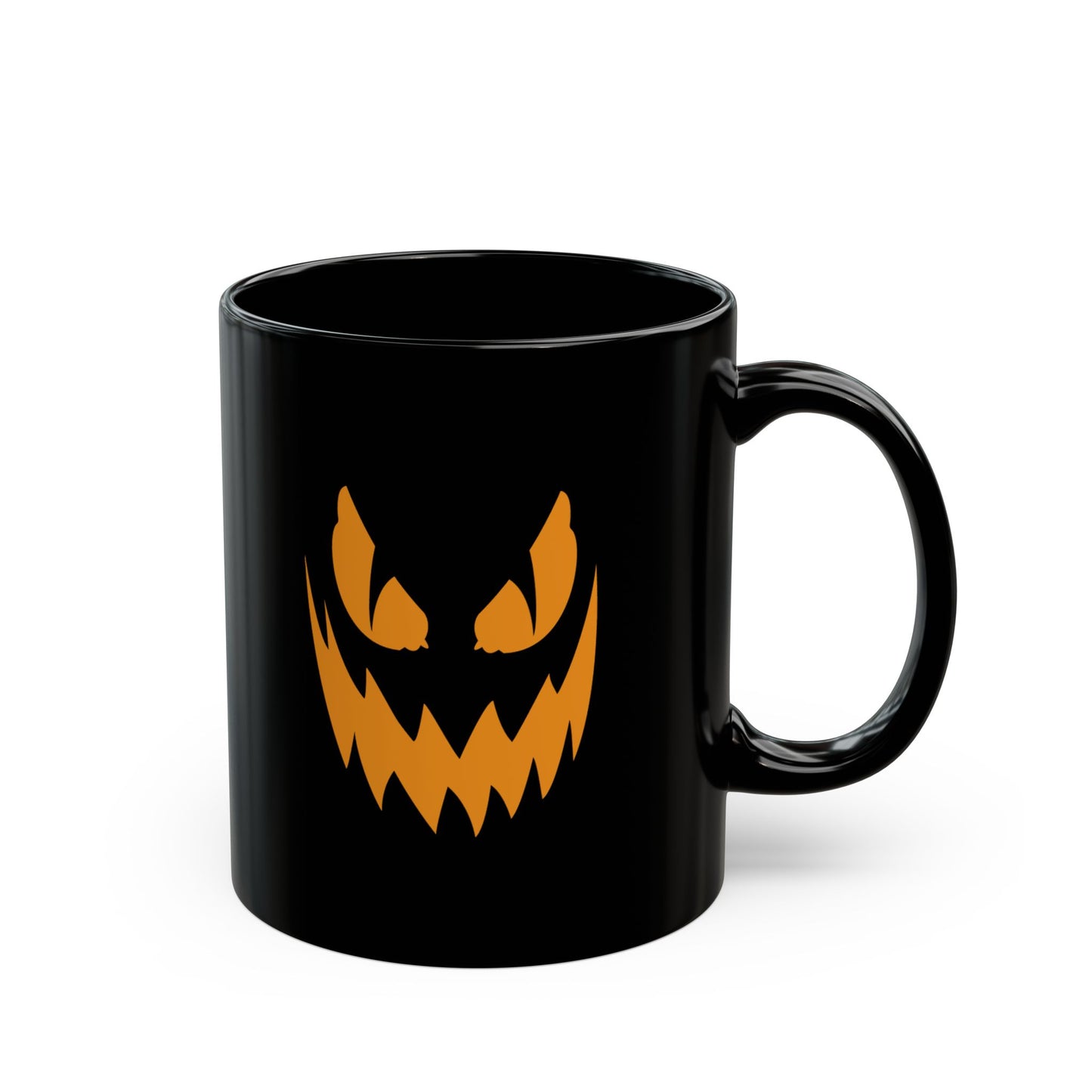 Taza negra de Halloween (11 oz)