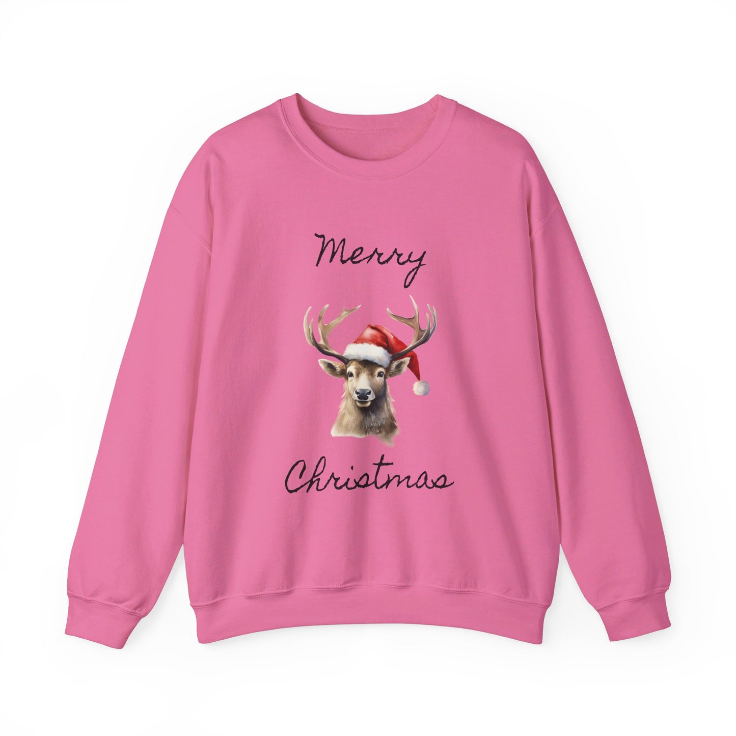 Christmas Deer Unisex Heavy Blend™ Crewneck Sweatshirt