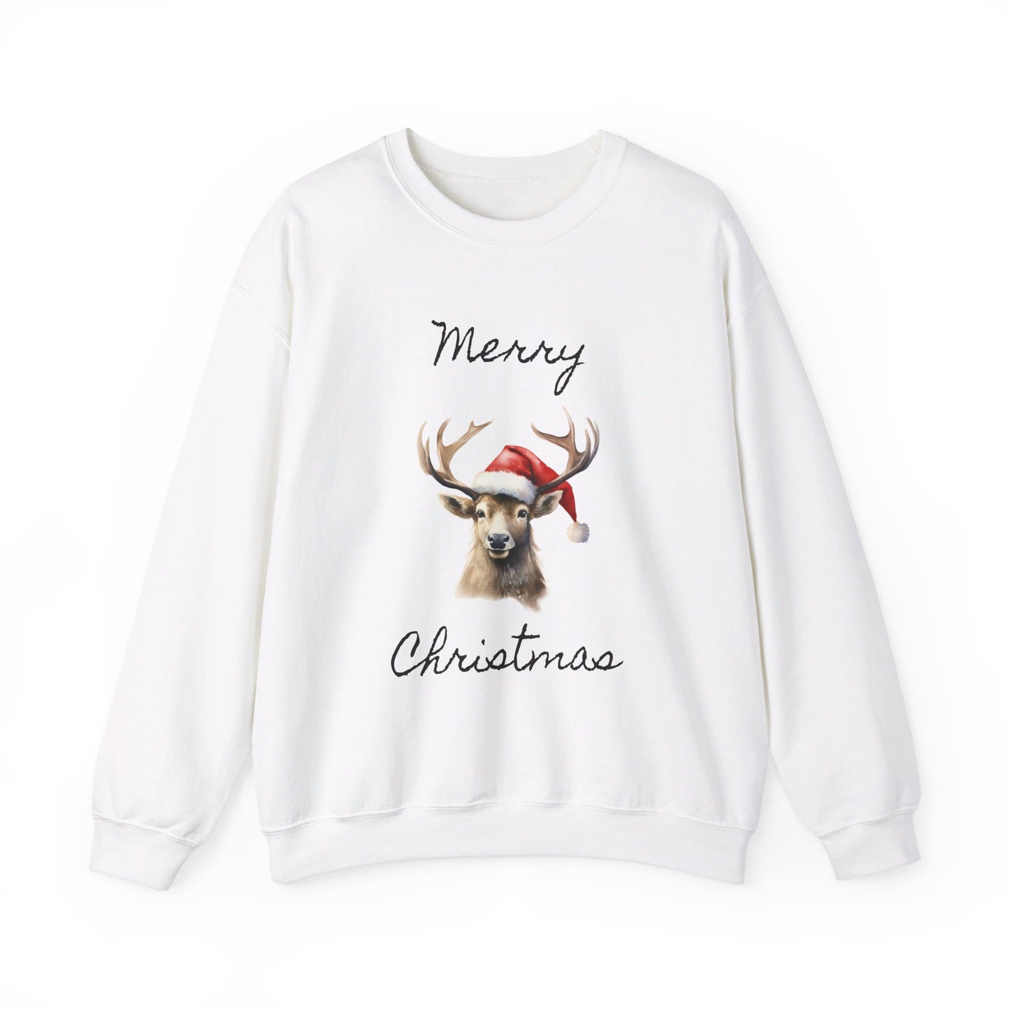 Christmas Deer Unisex Heavy Blend™ Crewneck Sweatshirt