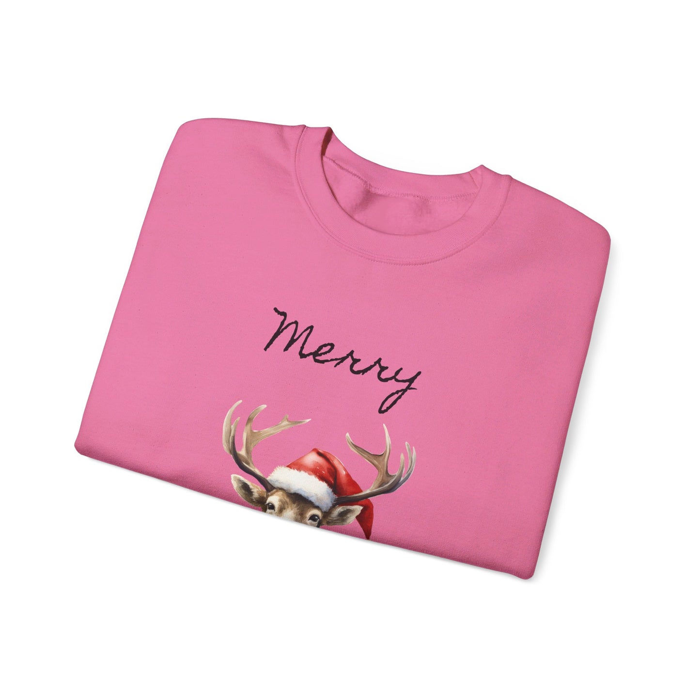 Christmas Deer Unisex Heavy Blend™ Crewneck Sweatshirt