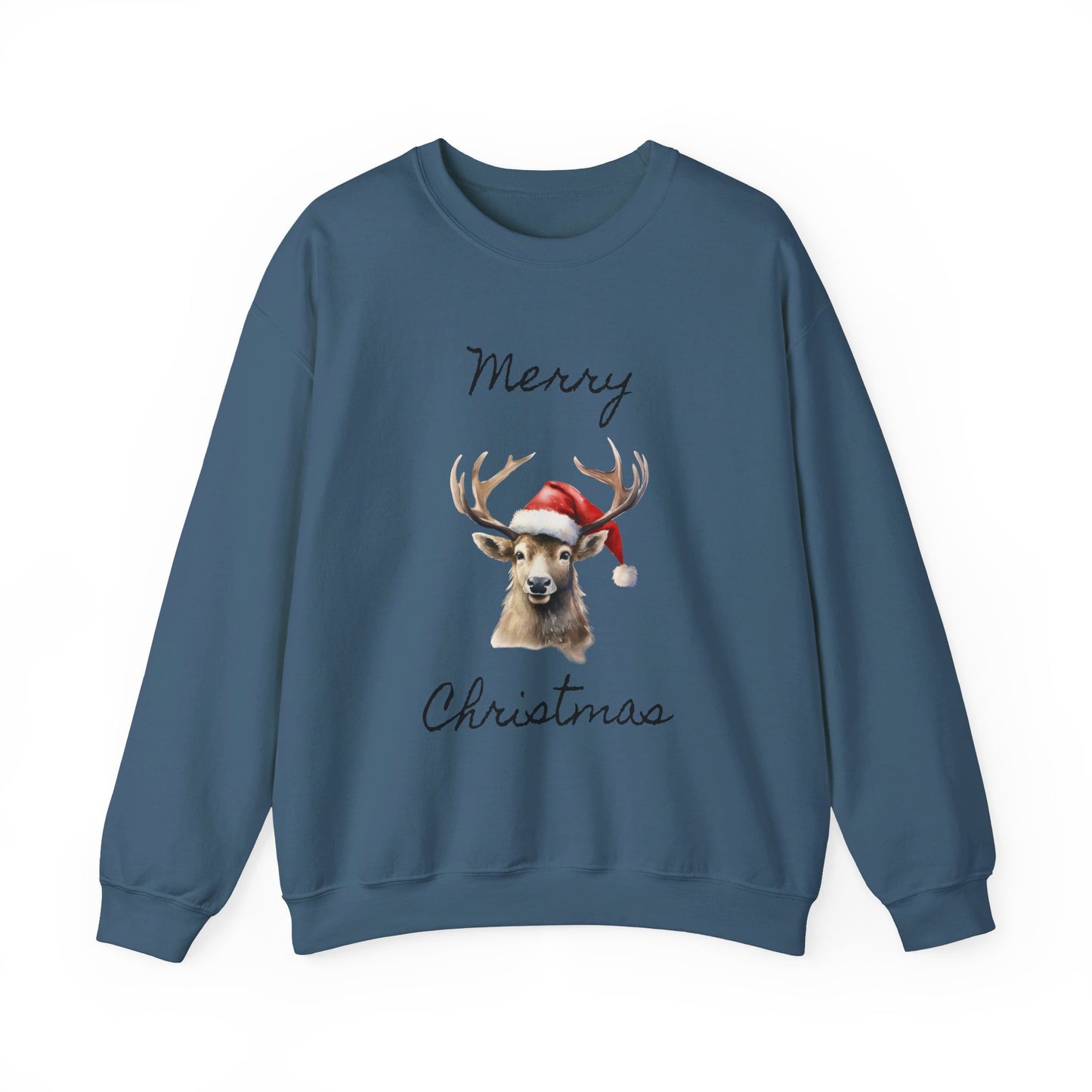 Christmas Deer Unisex Heavy Blend™ Crewneck Sweatshirt