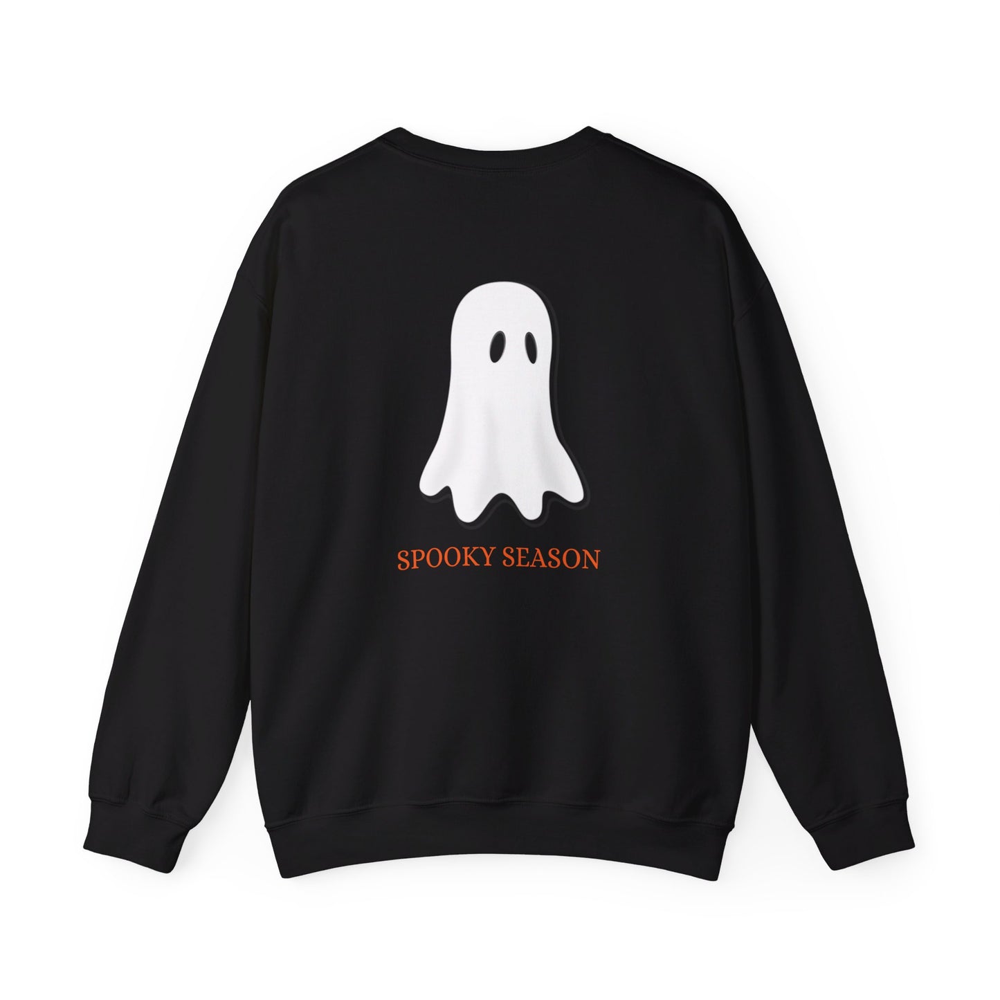 Sudadera unisex de cuello redondo y mezcla pesada de Halloween Ghost